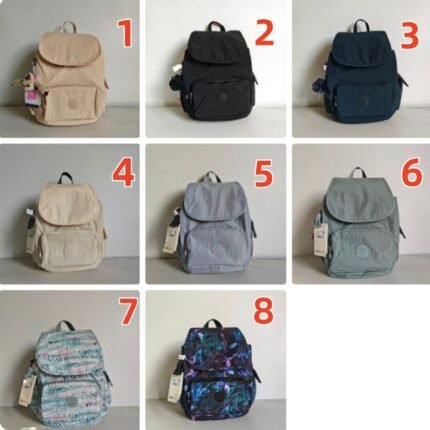 Kipling K15635 Flap Casual Backpack | Lightweight Nylon School & Commuter Bag (33.5x27x19cm)