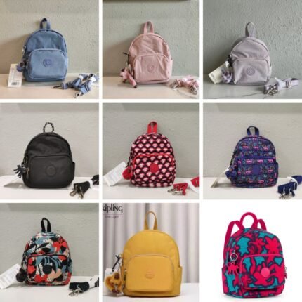 Kipling K12673 Flap Casual Backpack | Lightweight Nylon School & Commuter Bag (21.5X19X17cm)