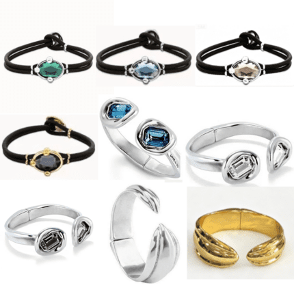 Luxury Jewelry Collection - Gemstone Cord Bracelets & Cuffs