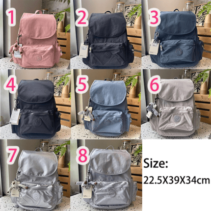 Kipling Autumn/Winter New Student Backpack, 14-inch Laptop Bag | EZRA Series (Size: 22.5X39X34cm)