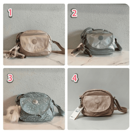 Kipling Metallic/Exclusive Color Shell Crossbody Bag | Lightweight & Versatile Daily Essential