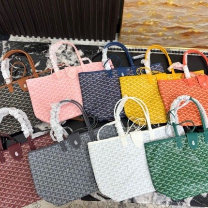 GOYARD Classic Y-Print Monogram Tote Bag, Multi-Color Large Capacity Shopping Bag For Daily Commute | size: 34*27cm