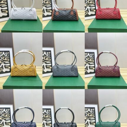 GOYARD Classic Y Monogram Baguette Underarm Bag, Multi-color Vintage Lock Handheld Mini Long Bag | SIZE : 30*13cm